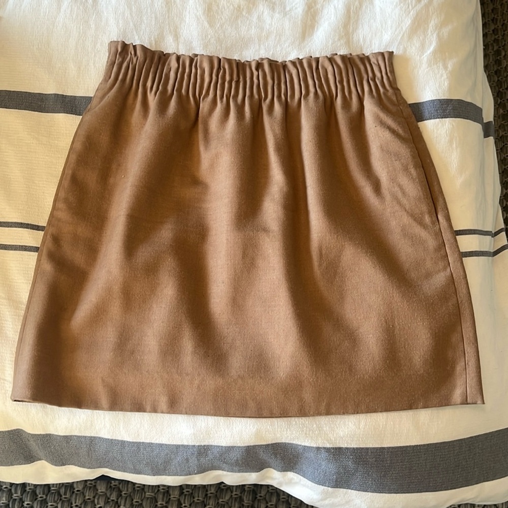 J. Crew Factory Wool Blend Mini Skirt